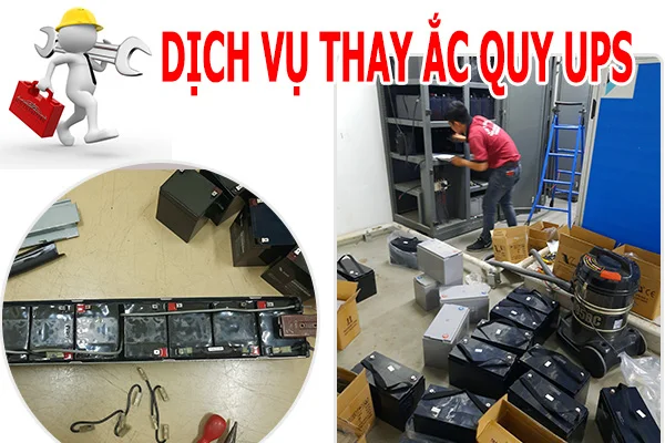 Thay ắc quy cho UPS tại TPHCM