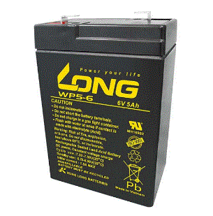 Bình ắc quy LONG 6V-5Ah, WP5-6